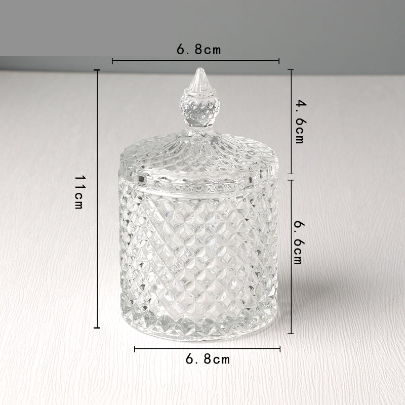 Choice Fun Food Candy Jam Spice Tea Nuts Glass Food Storage Containers Glass Jar With Glass Lid