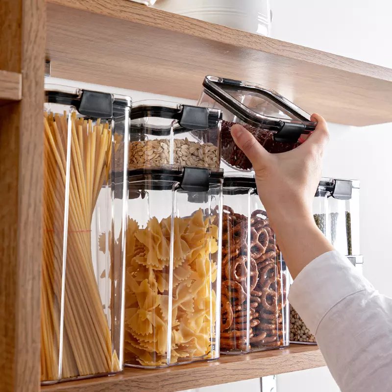 Plastic Food Kitchen Airtight Lid Food Storage Containers