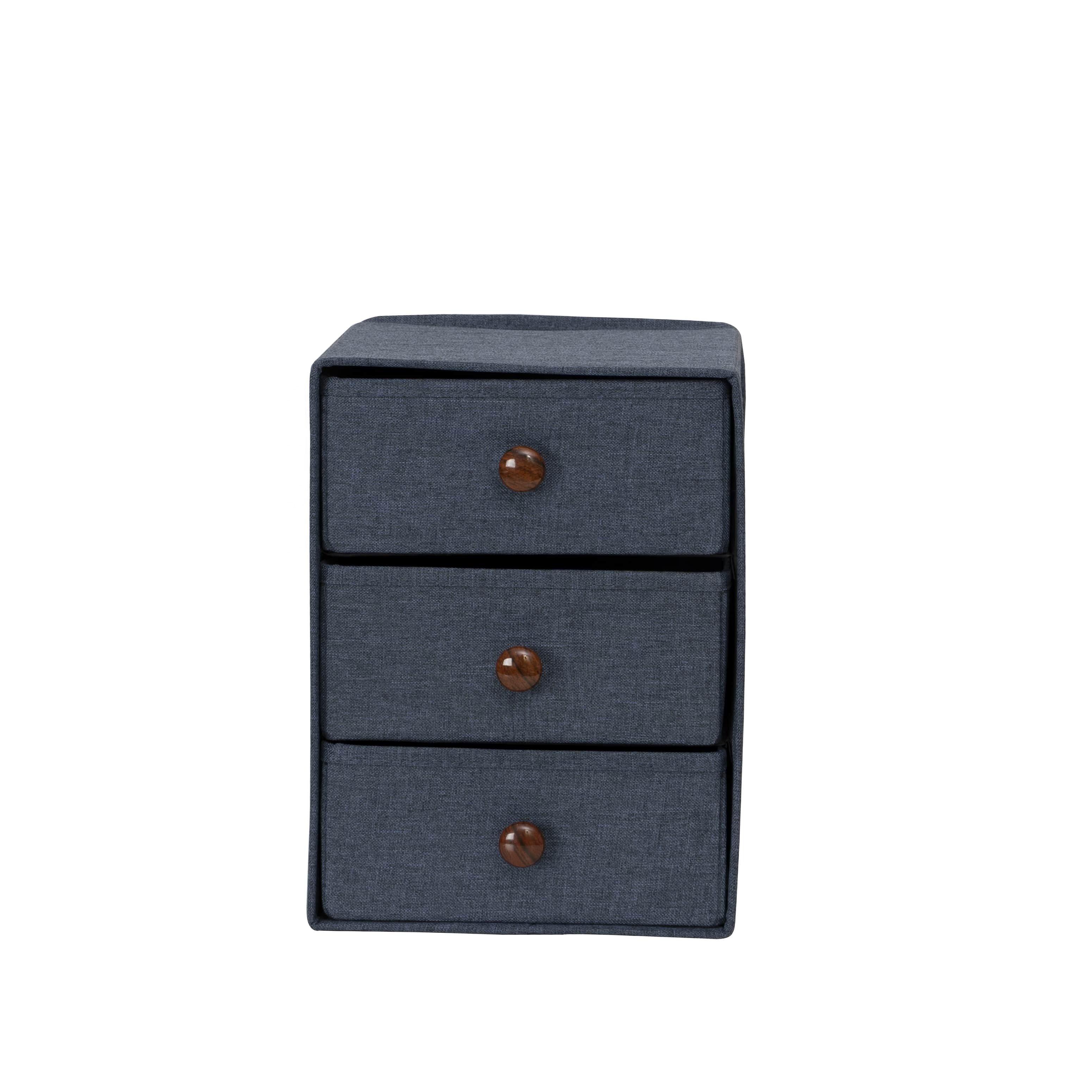 MA34 Small Foldable Fabric Storage Cabinet Customized OEM Factory Price for Jewelry Cosmetic Bag Tools Home Storage Organization