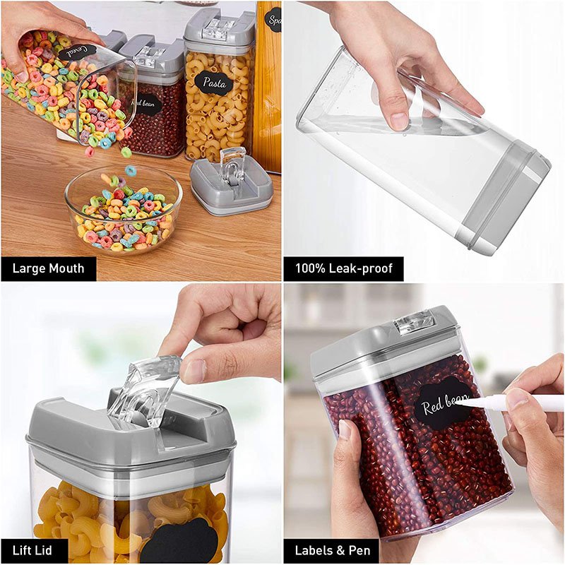 Plastic airtight tank storage bottle food storage container kitchen refrigerator storage jar