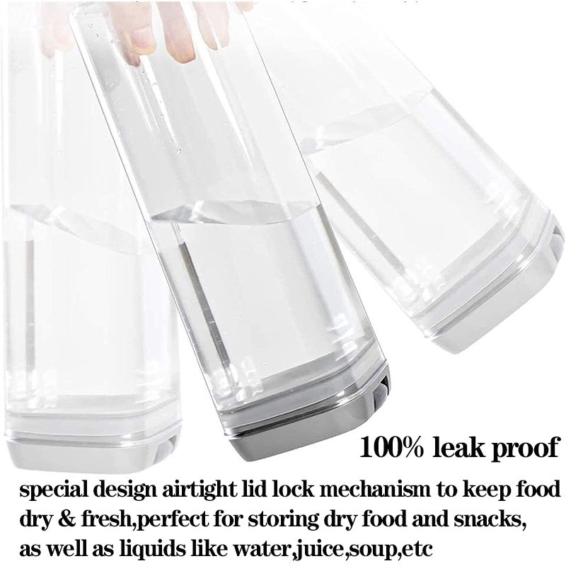 Plastic airtight tank storage bottle food storage container kitchen refrigerator storage jar