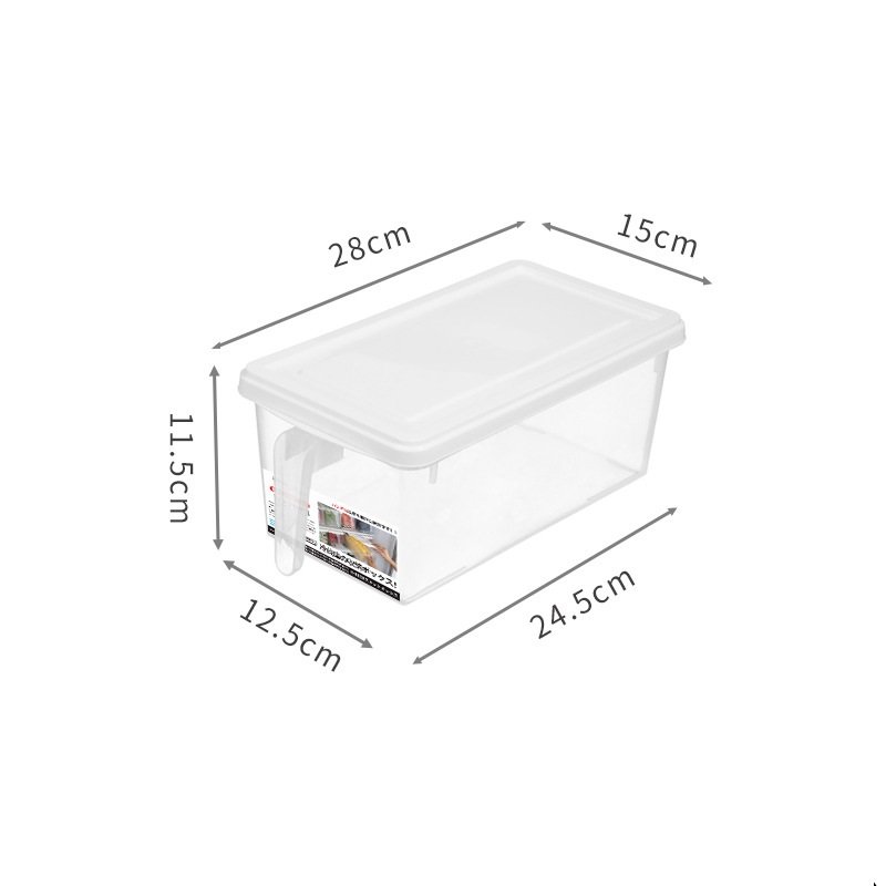 Multiple Sizes Fridge Food Storage Refrigerator Boxes Container Kitchen Fridge Food Box With Handle