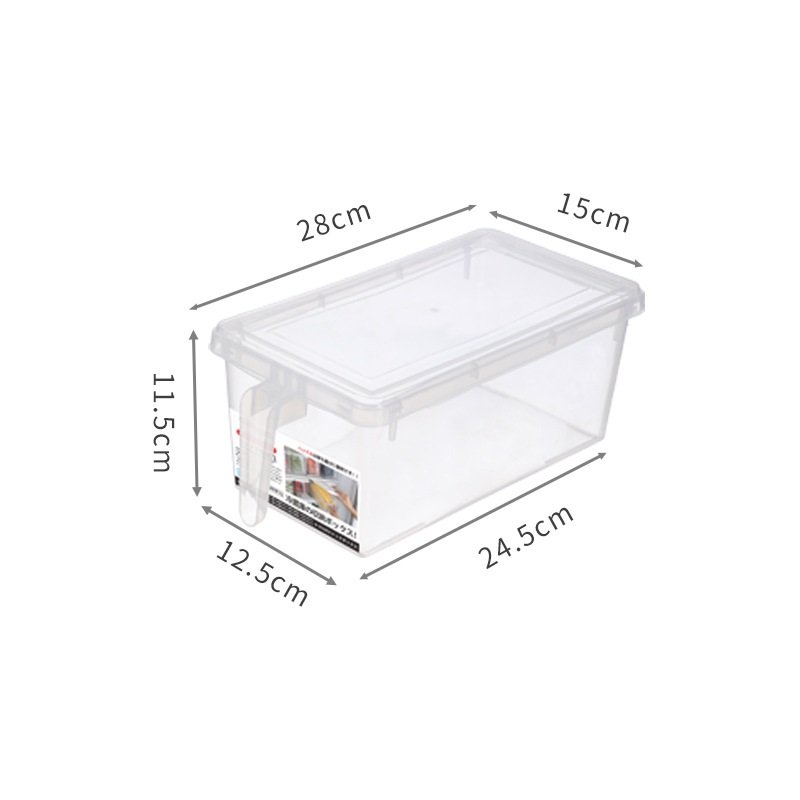 Multiple Sizes Fridge Food Storage Refrigerator Boxes Container Kitchen Fridge Food Box With Handle