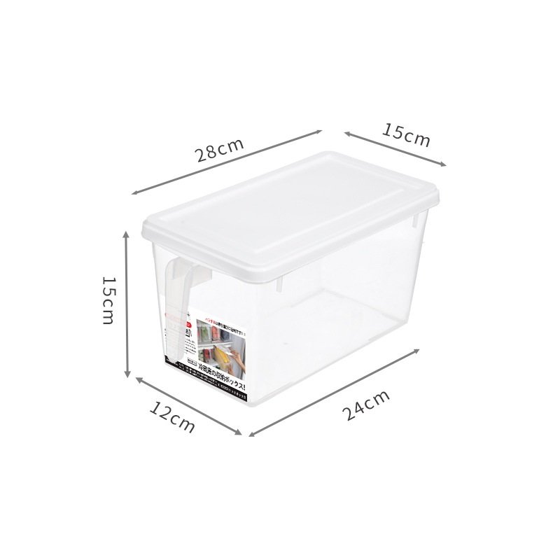 Multiple Sizes Fridge Food Storage Refrigerator Boxes Container Kitchen Fridge Food Box With Handle