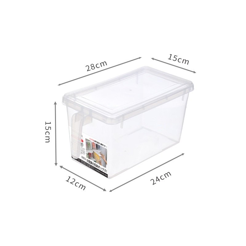 Multiple Sizes Fridge Food Storage Refrigerator Boxes Container Kitchen Fridge Food Box With Handle