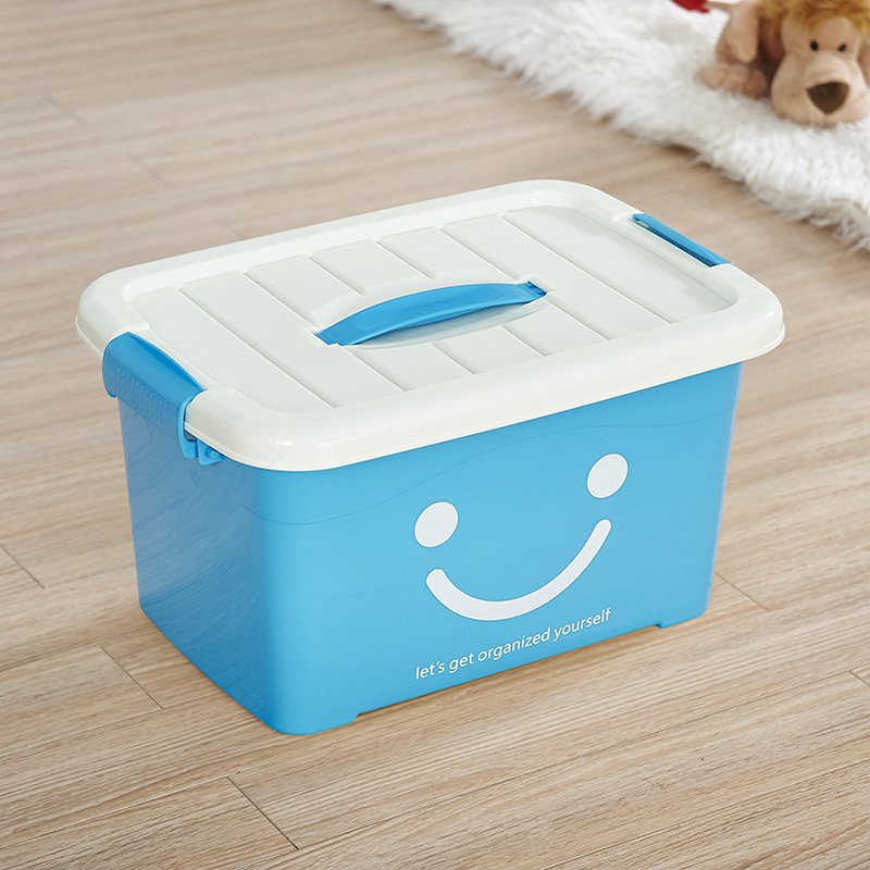 Multi-Purpose Stackable Plastic Storage Box with Lid