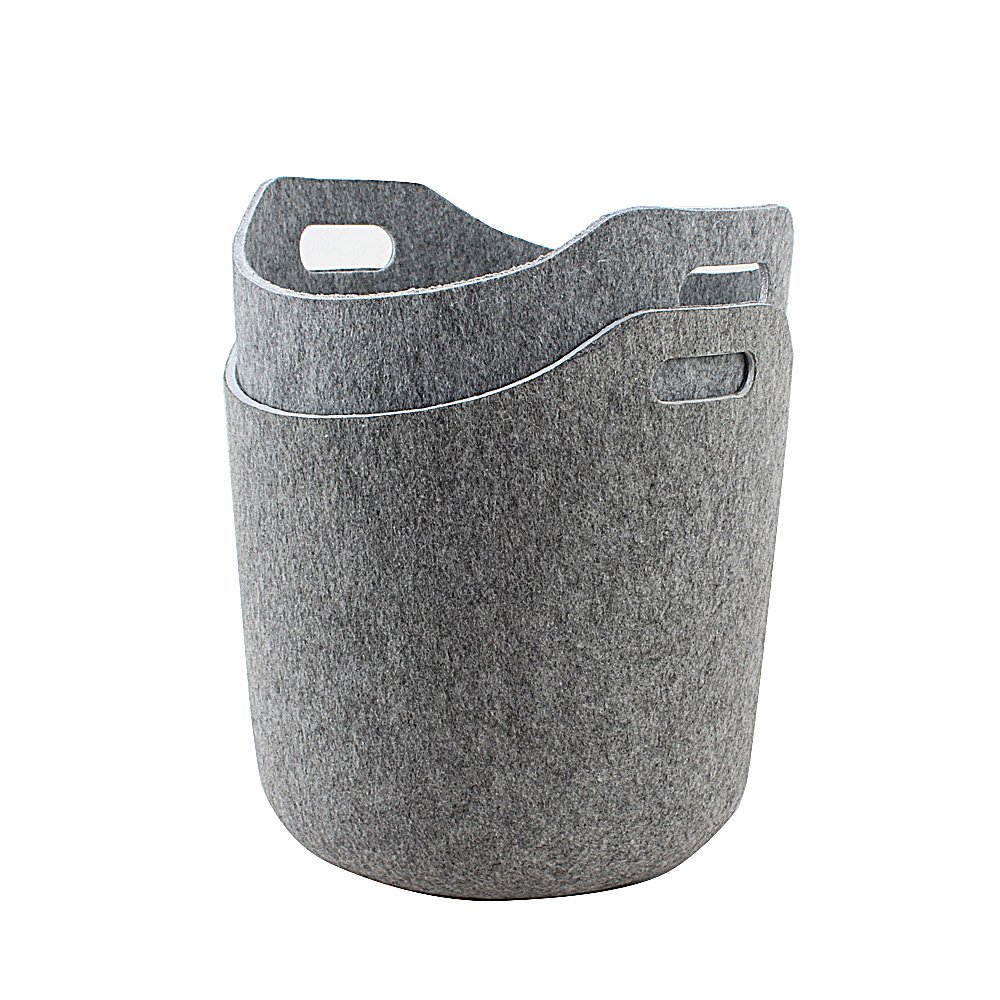 Felt Laundry Basket Toy Storage Boxes & Bins Closet Storage & Organization Container Gift Fabric Clothing Hamper With Handles