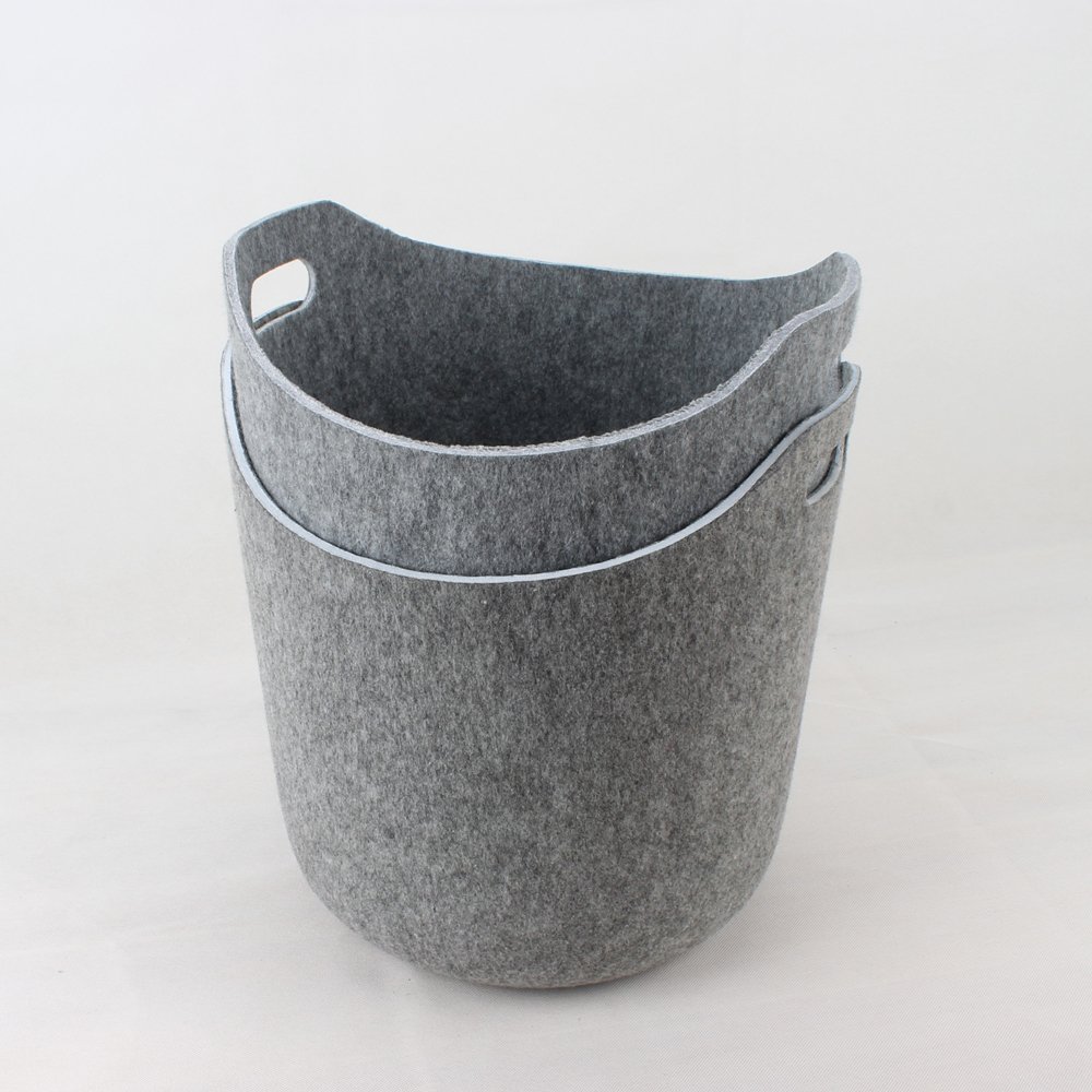 Felt Laundry Basket Toy Storage Boxes & Bins Closet Storage & Organization Container Gift Fabric Clothing Hamper With Handles