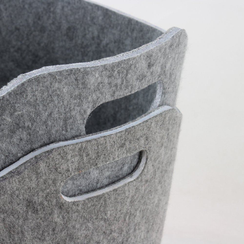 Felt Laundry Basket Toy Storage Boxes & Bins Closet Storage & Organization Container Gift Fabric Clothing Hamper With Handles