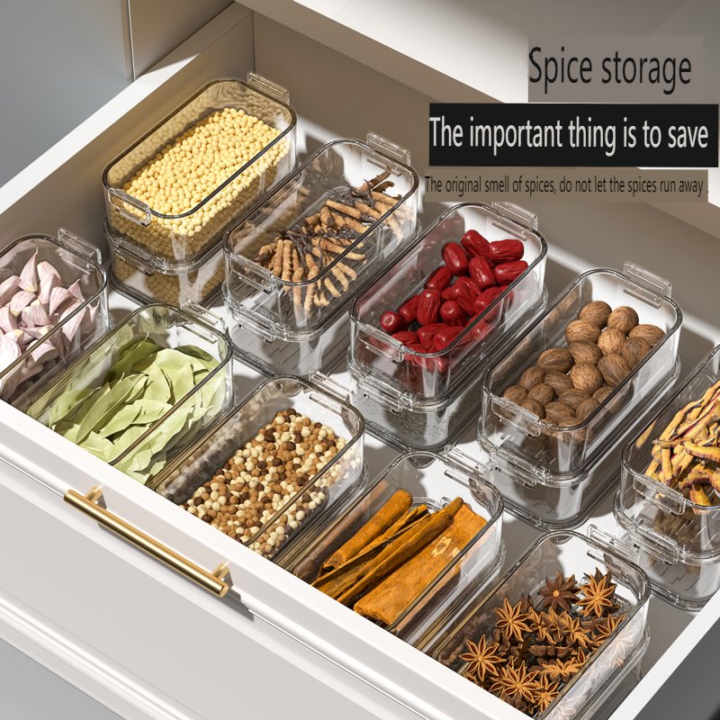 Plastic Food Storage Containers with Lids Excellent Sealing Property for Kitchen Organization Reusable Lunch Container