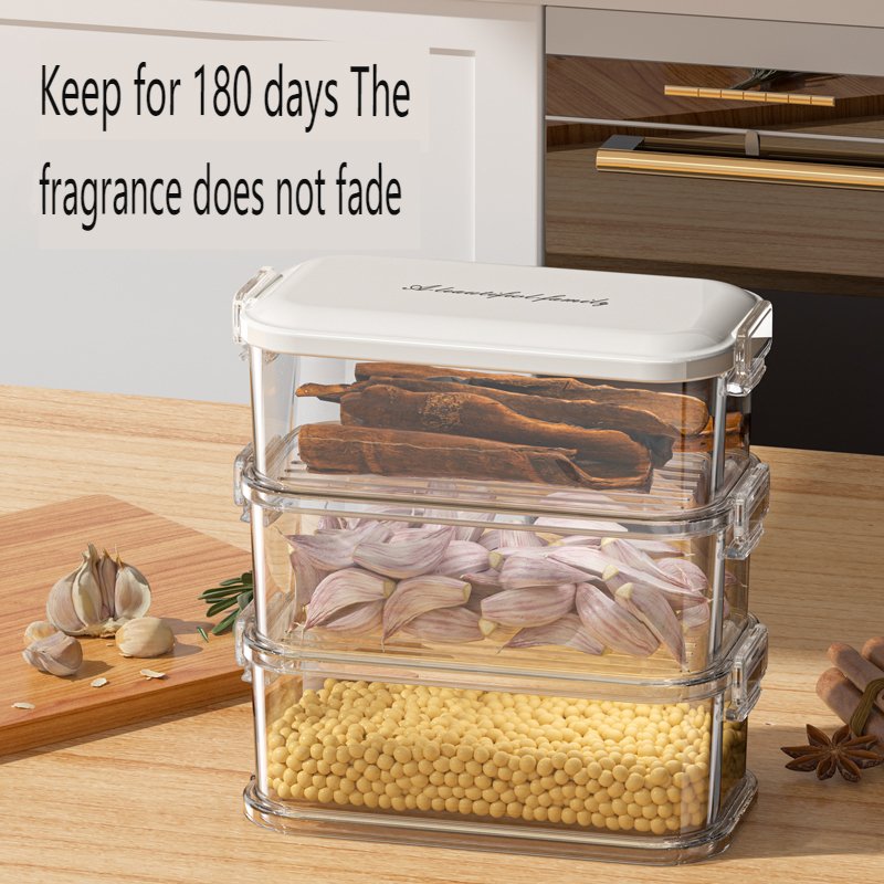 Plastic Food Storage Containers with Lids Excellent Sealing Property for Kitchen Organization Reusable Lunch Container