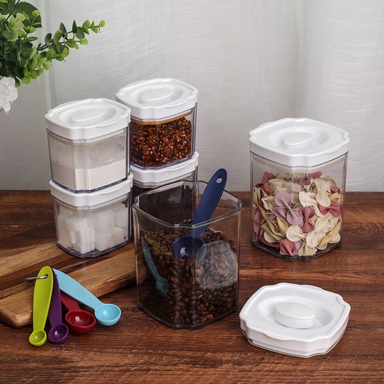 ANJUKE High Quality Airtight Dry Food Storage Containers Plastic Food Storage Container Set For Home