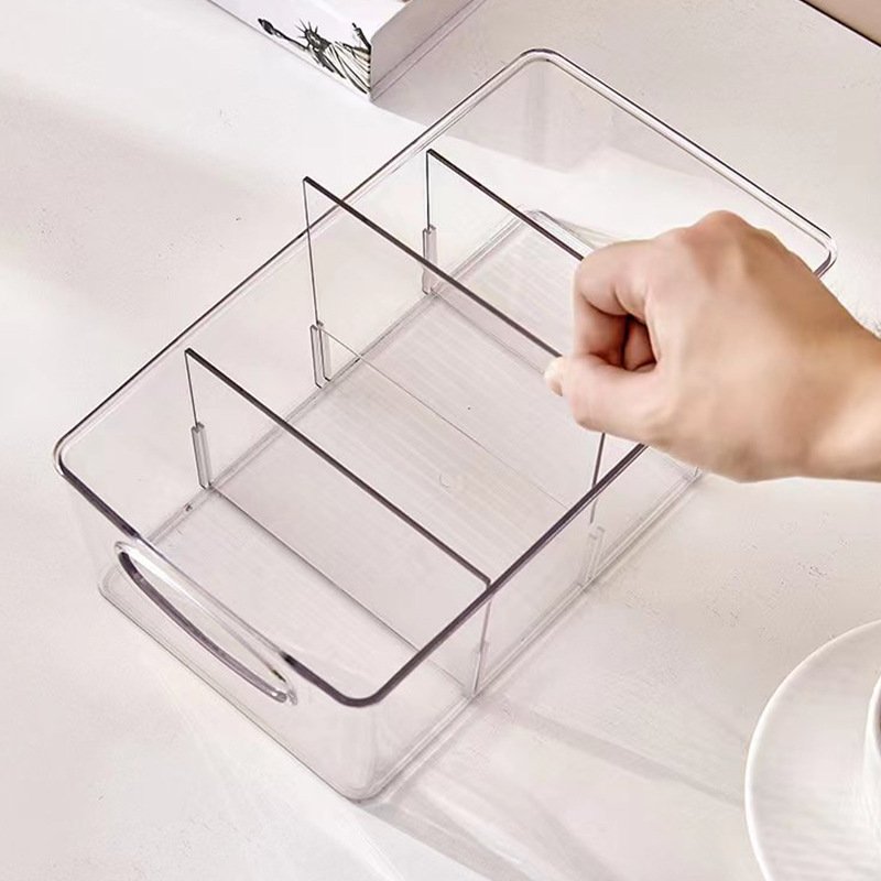 Coffee and tea bag storage box Custom detachable divider desktop clutter storage box office good