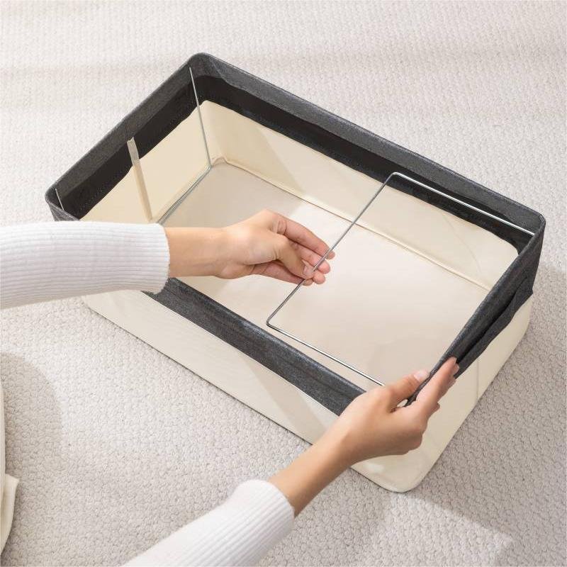 Clothes storage box multifunctional household drawer closet clothing fabric foldable storage basket dormitory storage basket