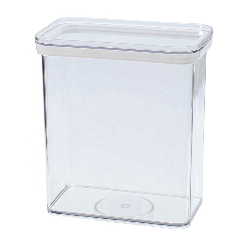 Stackable Kitchen Organizer Cereal Dry Food Storage Bin Box Container Airtight Plastic Multifunction Modern Household Plastic