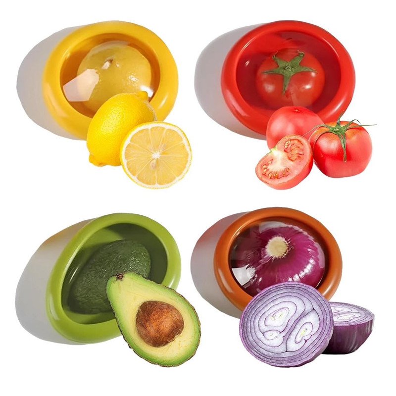 Reusable Kitchen Tool Airtight Fresh Storage Container Box Fruit Saver Tomato Keeper with Lid Avocado Fresh Sealed Box