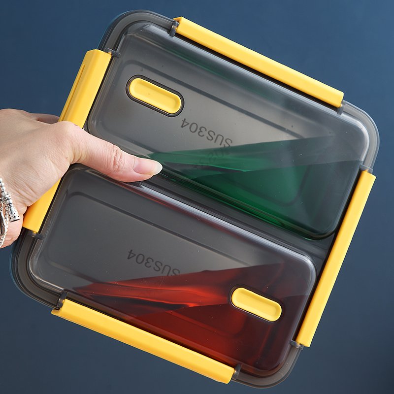 BPA Free Lunch Box Reusable Food Storage Containers Stainless Steel Bento Box