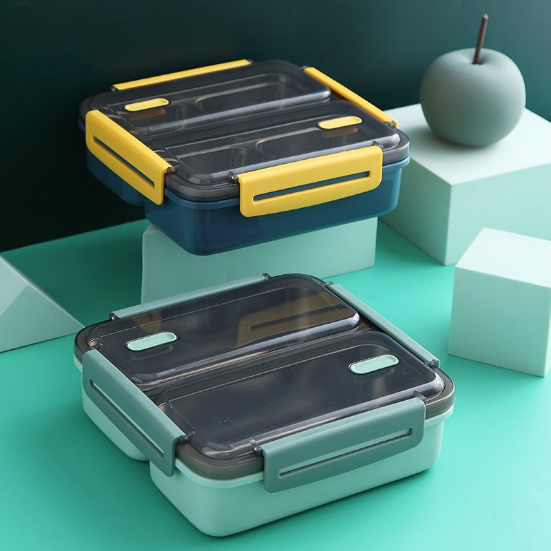 BPA Free Lunch Box Reusable Food Storage Containers Stainless Steel Bento Box