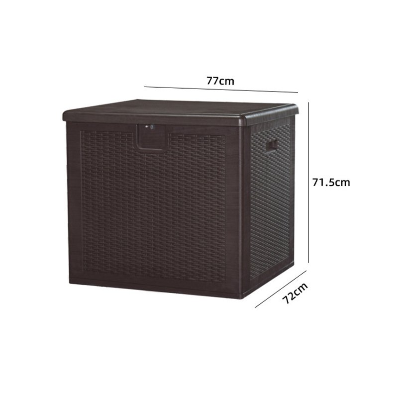 Factory Price Heavy Duty Large Volume HDPE Material Storage Deck Box Storage Container With Lid Lock For Patio Garden