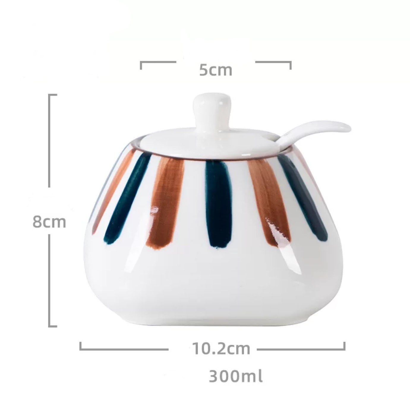 Wholesale Condiments Ceramic Jar Cookie Jar Creative Japanese Food Storage Bottle