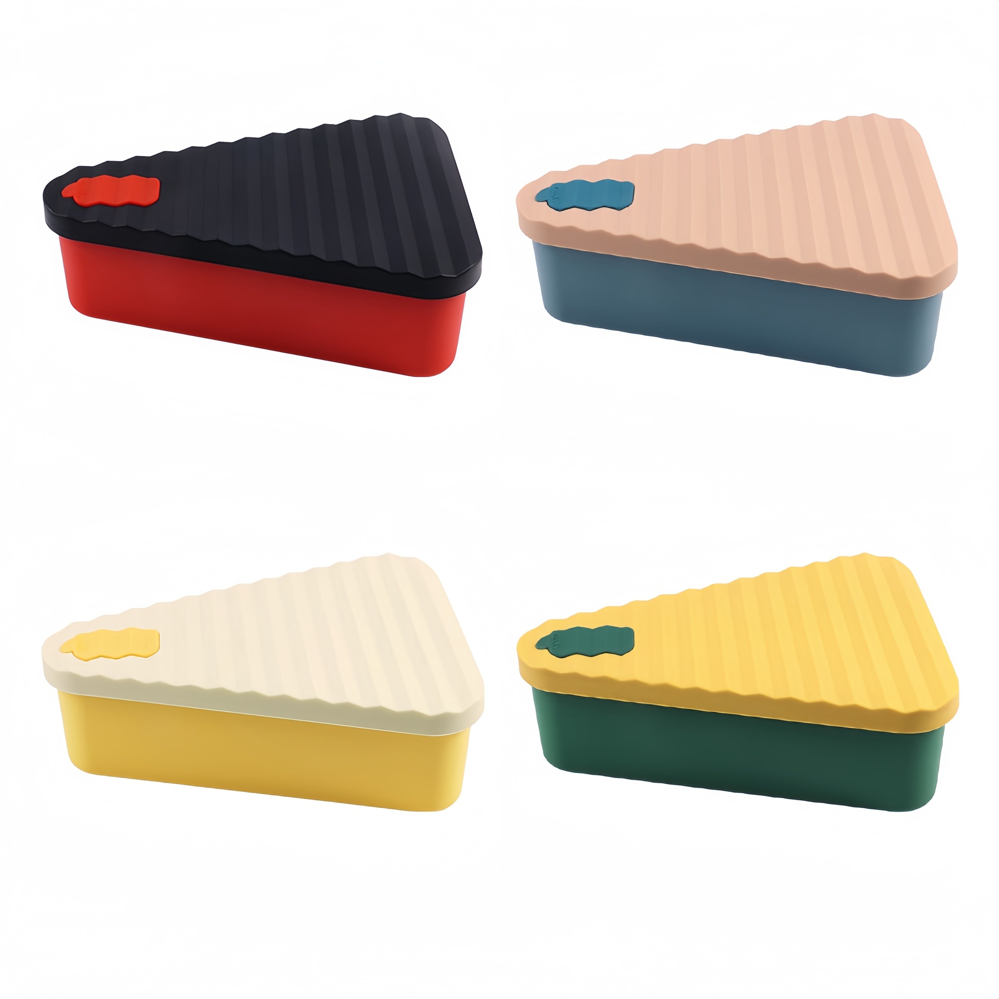 OEM&ODM Bpa Free Multi-function Reusable Food Storage Container Pizza Box Collapsible Silicone Pizza Storage Containers