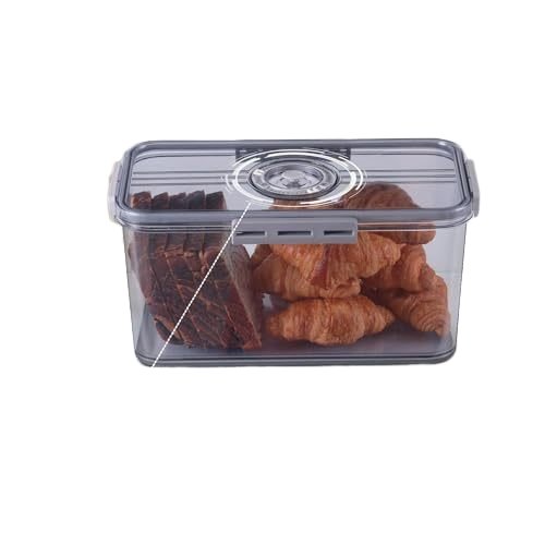 Modern Design Kitchen Airtight Clear Plastic Food Storage Containers Transparent Fridge Organizer Food Container Set