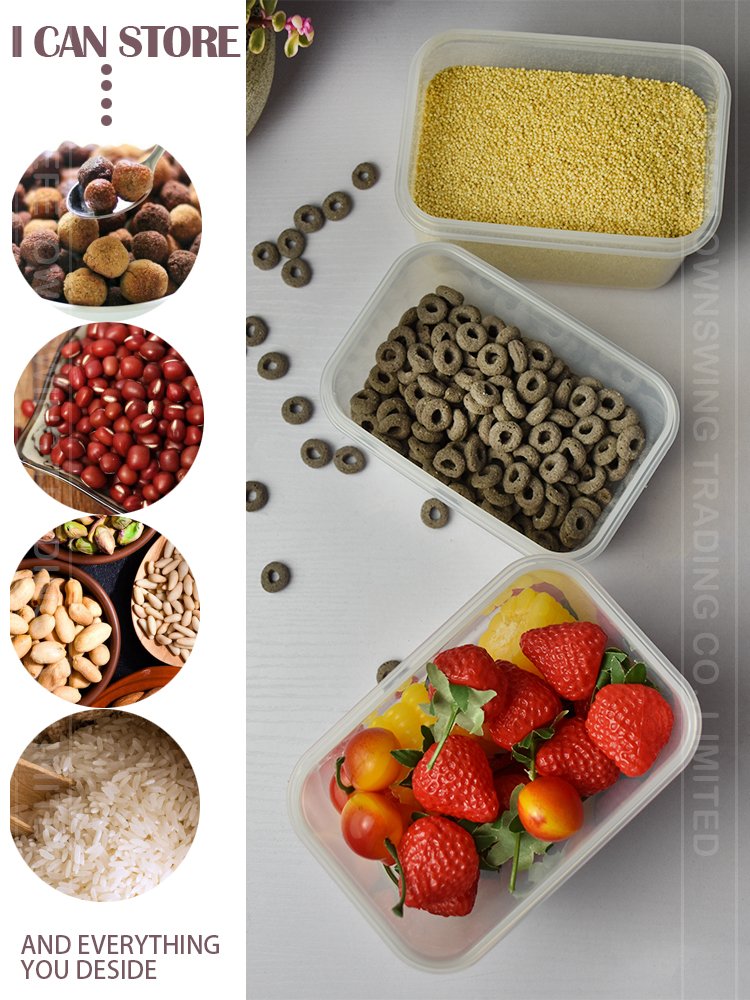 24 Pack Set Airtight Kitchen Organizers Dry Food Storage Container Sets for Home Organizer