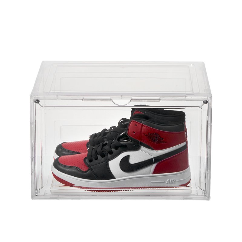High quality shoe storage box sneaker display case box extra large acrylic shoe box storage