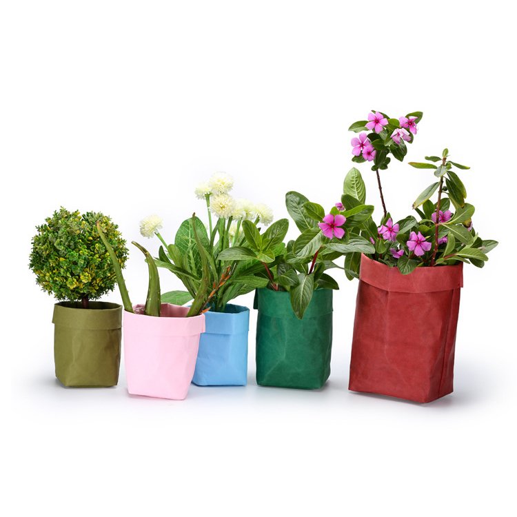 biodegradable customized eco-friendly storage bags storage bags for clothes washable kraft paper food storage bag