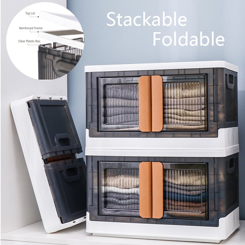 HAIXIN 3 pcs 72L Hot Sale High Quality Durable Folding Storage Boxes & Bins
