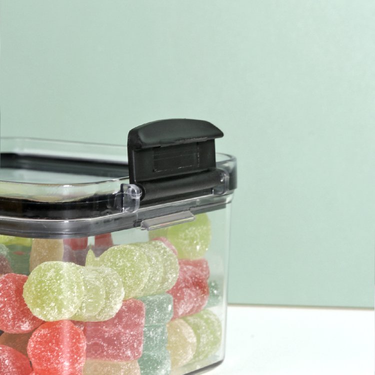 Plastic Storage Container With Lids Sealed Cans Dry Food Storage Container Organizer Box PP Kitchen Food Containers