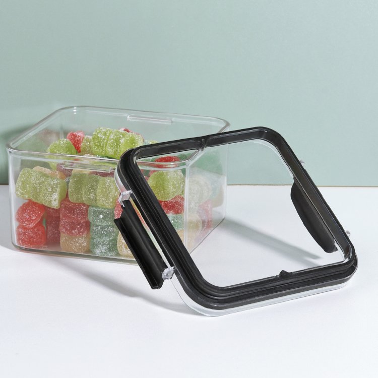 Plastic Storage Container With Lids Sealed Cans Dry Food Storage Container Organizer Box PP Kitchen Food Containers