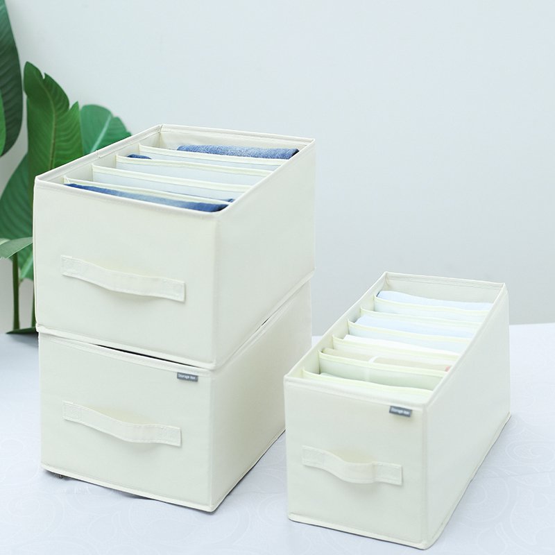 Closets Clothes Organizer Pants Jeans Storage Box Cabinet Drawer Organizer Underwear Socks T-Shirt Wardrobe Storage Organizers
