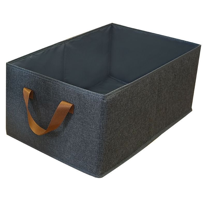 Large Capacity Undivided Clothing Storage Box With Steel Frame Support, Foldable And Organized Storage Box