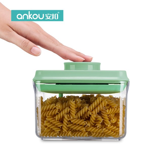 Hot Sales Food Canisters Large fridge Noodle storage jars Clear Stackable Bpa-Free Pop Up Airtight food storage & container