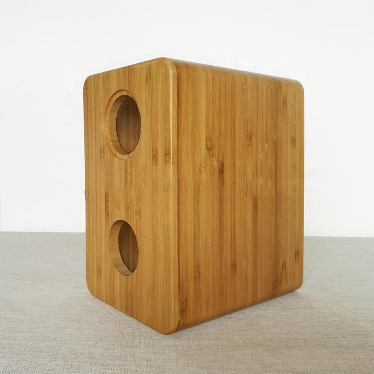Hot-sale Eco-friendly Sound Box storage For Home Bamboo Customized ODM/OEM Sound Box With Customized LOGO Floor Stand Type