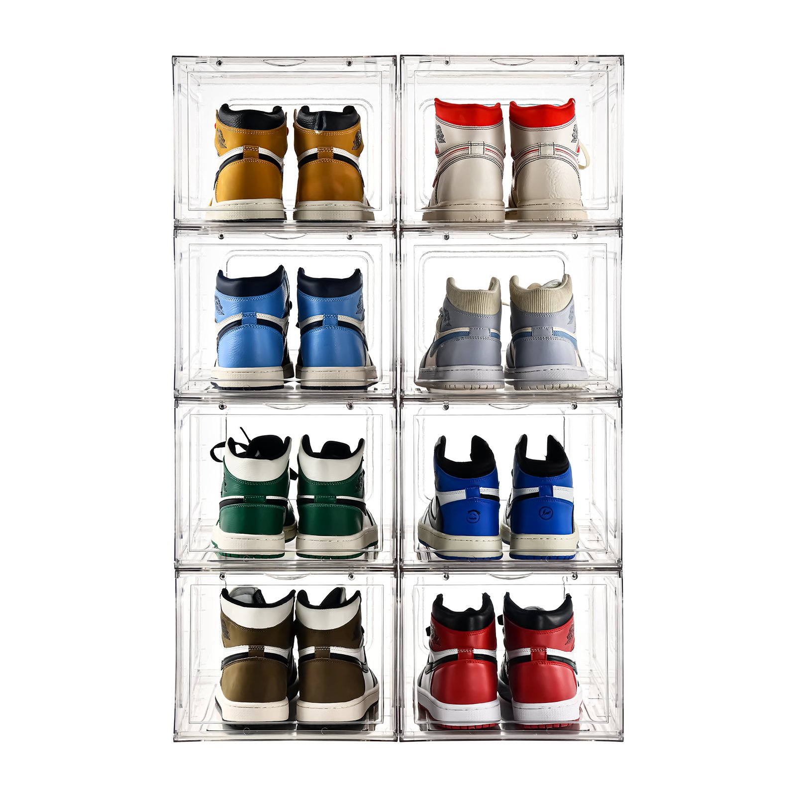 Household shoe organization front door cheap plastic shoe box dust proof shoe rack drawer storage