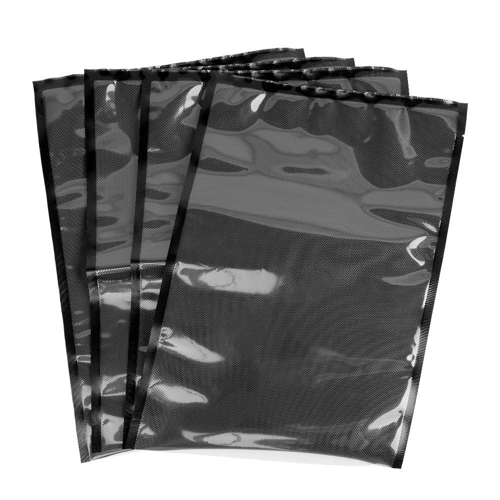 Hot Selling Black Resealable Vacuum Storage Bags Compressed Vacuum Sealer Bags
