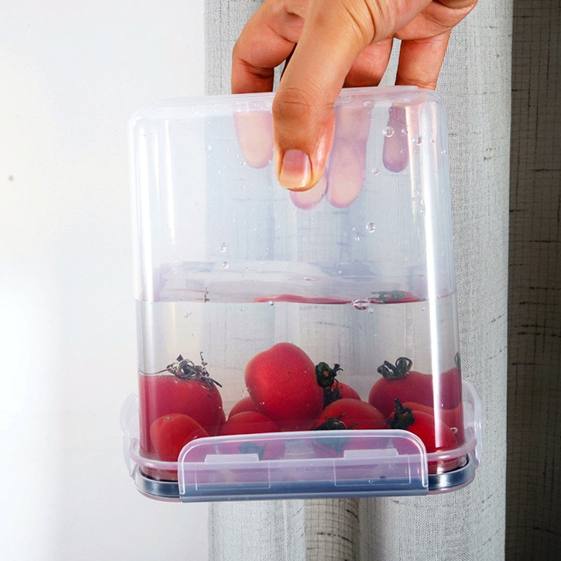Set Bpa-Free Airtight Plastic Stackable Kitchen Organizer Cereal Dry Food Storage Bin Box Container