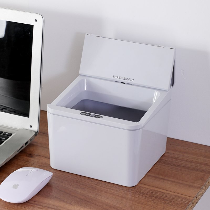 High End Office Smart-Sensor Trash Bin desktop Food Odorless storage box storage bucket for car