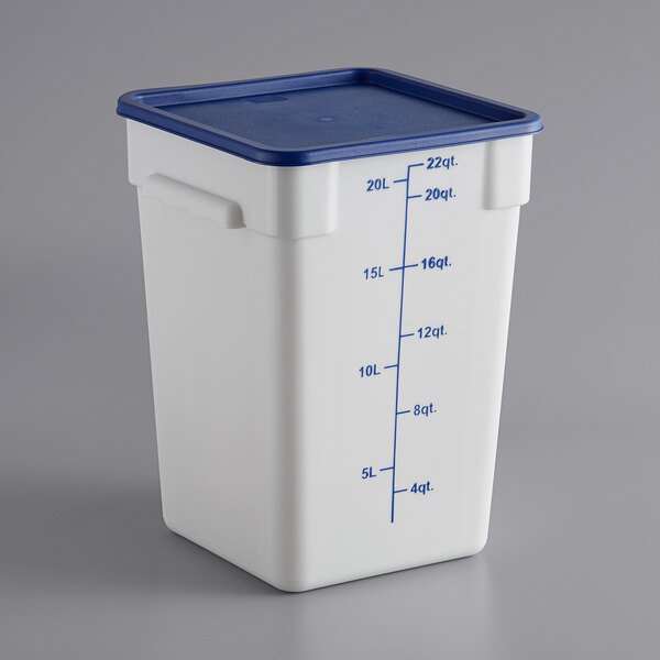22QT Transparent Food container PC Storage Square Containers