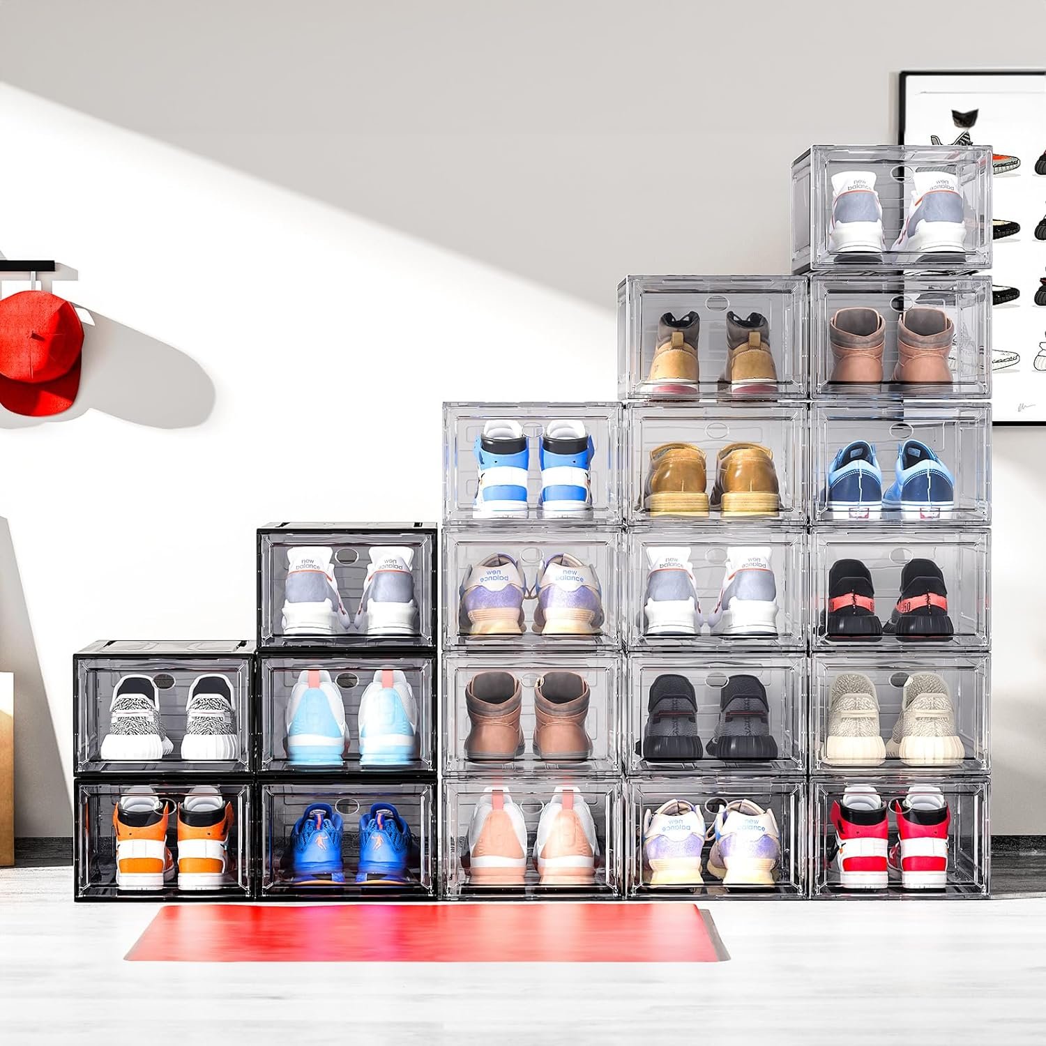 remote controlled shoe box electric shoe box storage shoe drawer storage box