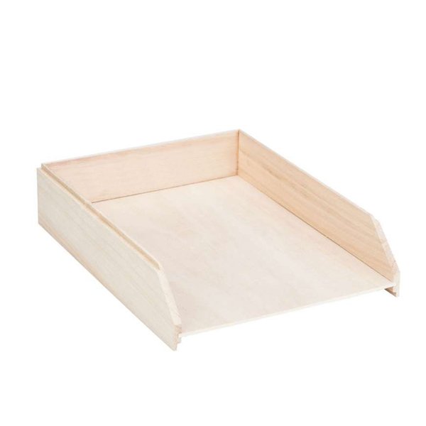 Multi-purpose Wooden Retail Display Box Stackable Open Front Storage Bin Basket Wood Market Crate Box Organizer with Handles