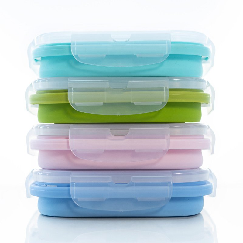800ML Microwave safe air tight food storage containers set with lids for kitchen organization