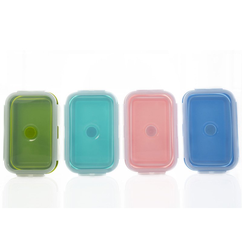 800ML Microwave safe air tight food storage containers set with lids for kitchen organization