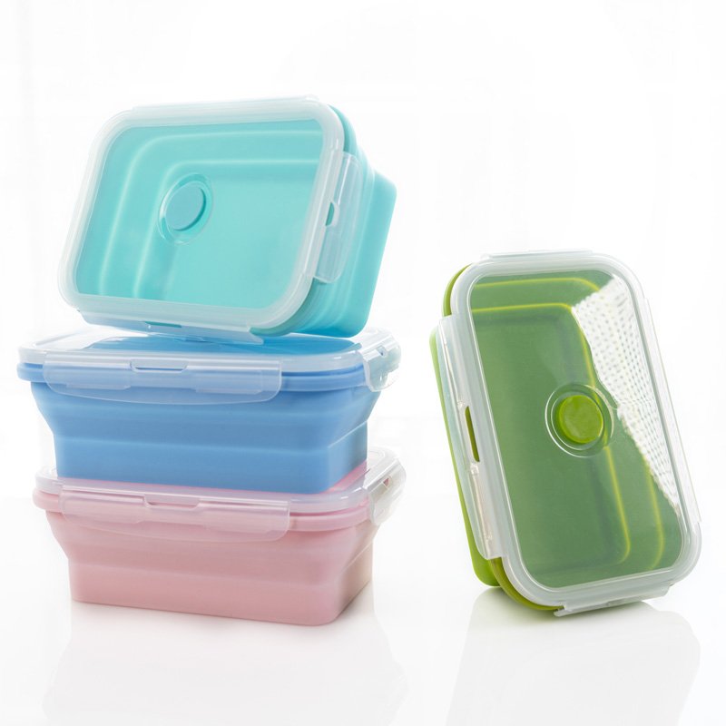 800ML Microwave safe air tight food storage containers set with lids for kitchen organization