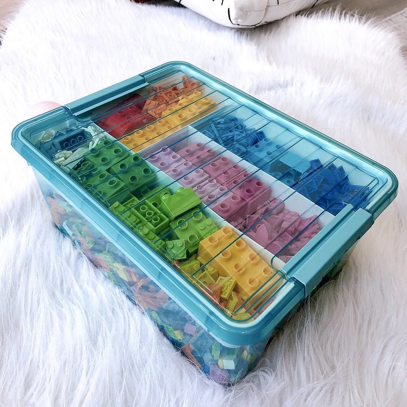 Designs Pp Plastic Storage Box Transparent Multi-purpose Sundries Storage Box Clear Storage Boxes Bins