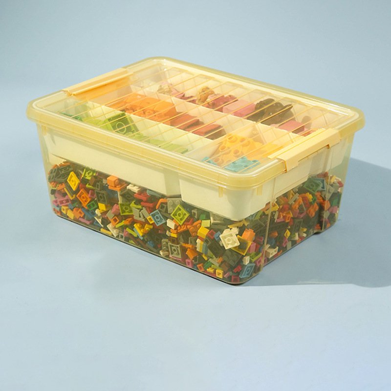 Designs Pp Plastic Storage Box Transparent Multi-purpose Sundries Storage Box Clear Storage Boxes Bins