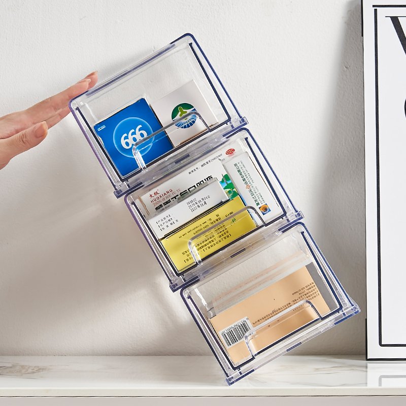 New Desktop Acrylic Makeup Drawer Organizer Cosmetic Storage Box Stationery Holder Office Sundries Organizer Box