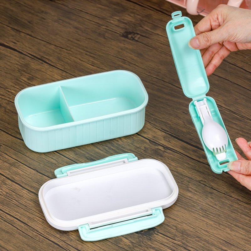 EVERSMILY High Quality Bamboo PP Plastic Kids Adult Reusable Food Storage Container Portable Lunch Box Food Container